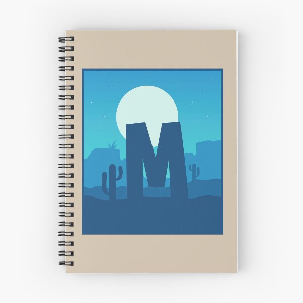 Artikelvorschau, Letter M - Blue Sky at Night entworfen und verkauft von pixelinga.