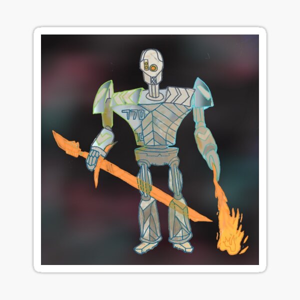 Death Robot Sticker