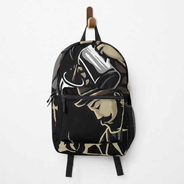 Item preview, Brutal Barista making coffee on black  designed and sold by coffeeapparel.