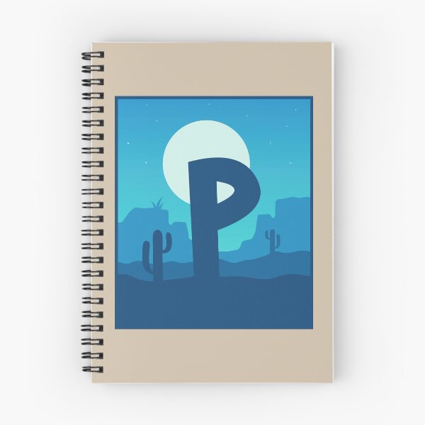 Item preview, Letter P - Blue Sky at Night designed and sold by pixelinga.