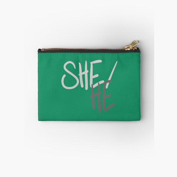 Item preview, SHE/HER, v5, grey/green designed and sold by Skyler Orion X.