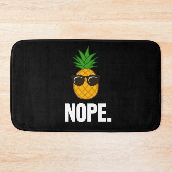 Item preview, Funny Pineapple with Cool Glasses and 'Nope' caption designed and sold by dylanxh.