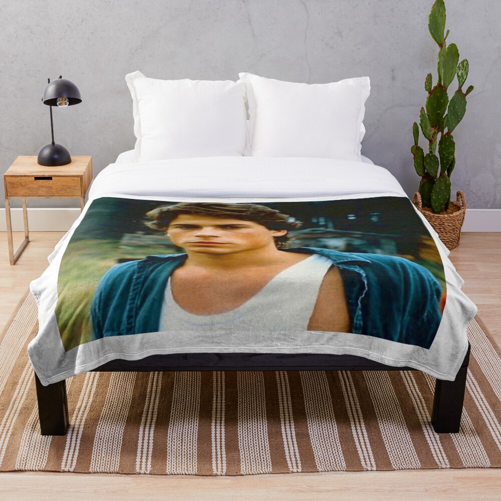 "Rob Lowe" Throw Blanket for Sale by bobbyvolson Redbubble