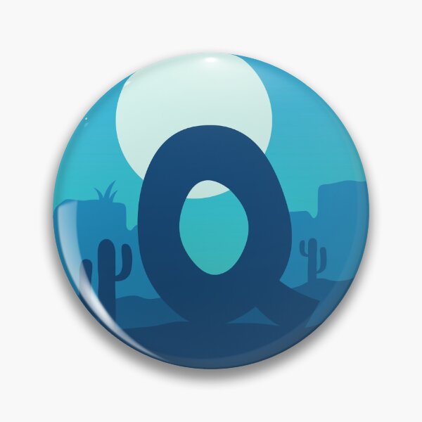 Item preview, Letter Q - Blue Sky at Night designed and sold by pixelinga.