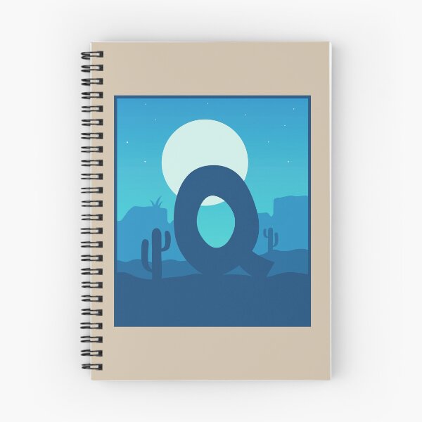 Item preview, Letter Q - Blue Sky at Night designed and sold by pixelinga.