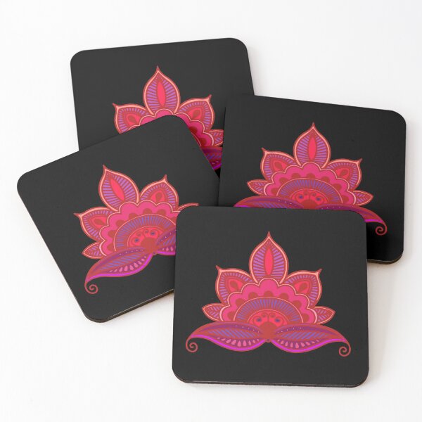 Aperçu de l'œuvre Hindu Paisley Lotus Méditation Fleur Zen Spirituel créée et vendue par Lartheviking.
