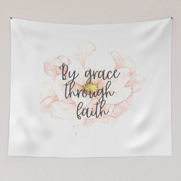 Item preview, By grace through faith - Watercolor Flower designed and sold by KarolinaPaz.