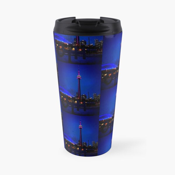 Blue song for Toronto by Yannis Lobaina Travel Mug