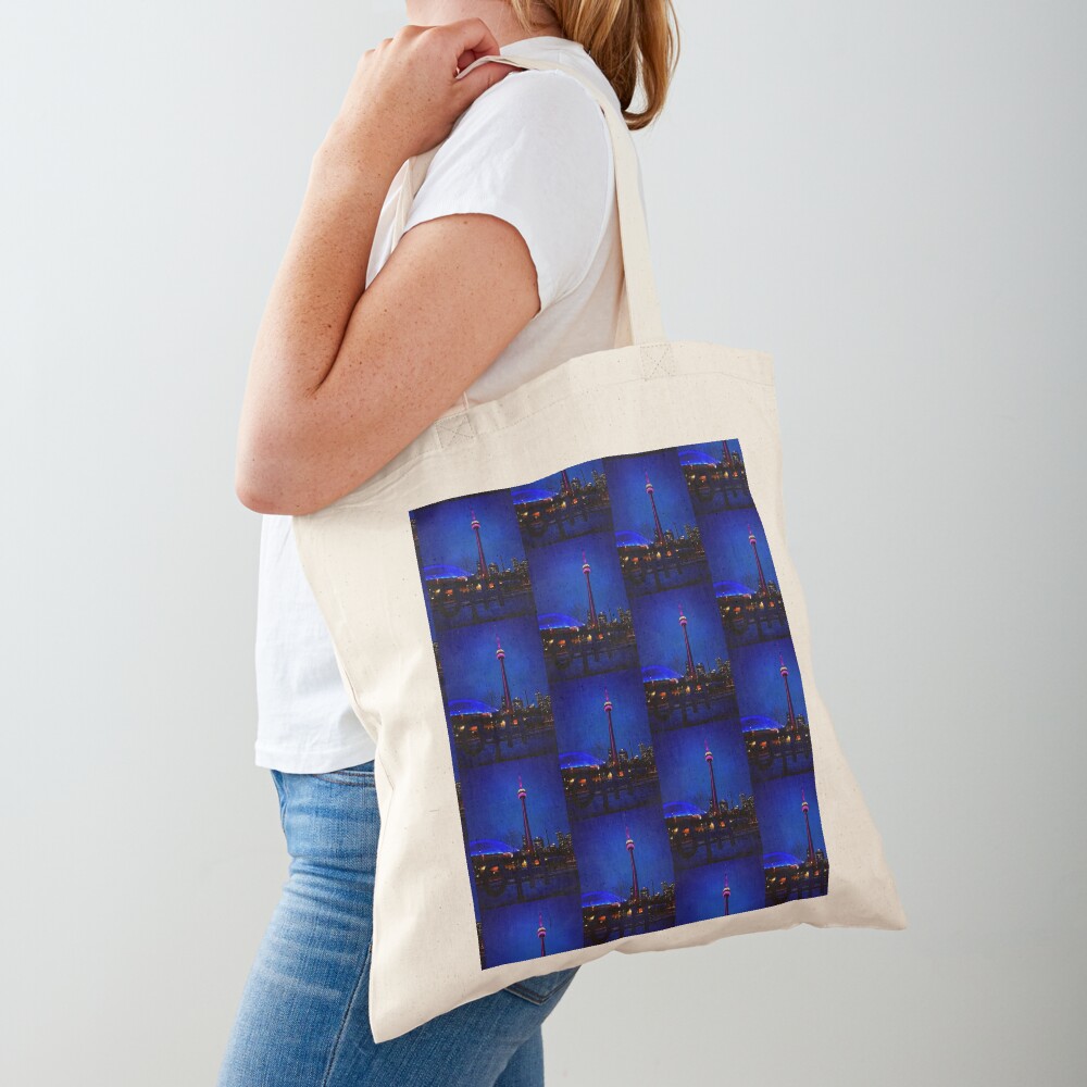 Blue song for Toronto by Yannis Lobaina Tote Bag