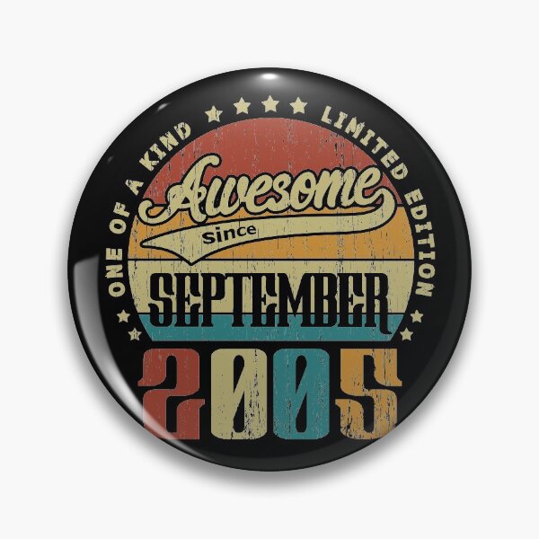 Item preview, Vintage September 2005 One Of A Kind Awesome Since September 2005 15th Birthday Gift 15 Years Old designed and sold by Takatv.