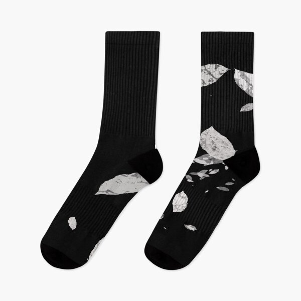 Item preview, White Leaves Falling in Black Space designed and sold by sawealismart.
