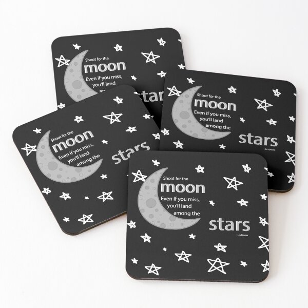Item preview, Inspirational Moon and Stars Quote designed and sold by melkin05.