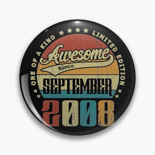 Item preview, Añada Septiembre de 2008 Uno de los tipos Impresionante desde septiembre de 2008 Regalo de cumpleaños número 12 años designed and sold by Takatv.
