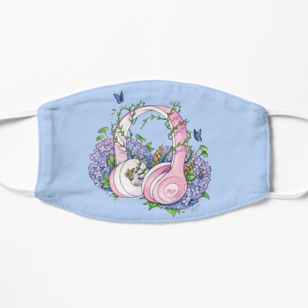 Pride and Prejudice Podcast Headphones Blue Mask