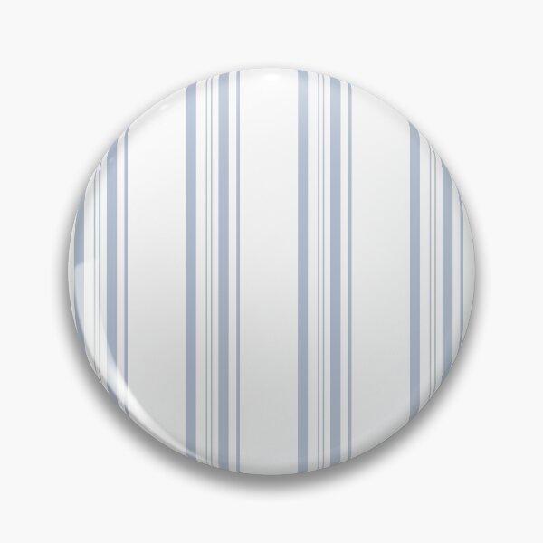 Item preview, Blue marine thin pinstripes pattern on white, thin stripes vertical designed and sold by UDDesign.