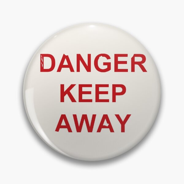 Item preview, KEEP AWAY text only designed and sold by andrewgyne.