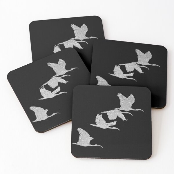 Item preview, Free Wild Silver Birds in Flight designed and sold by UrTops.