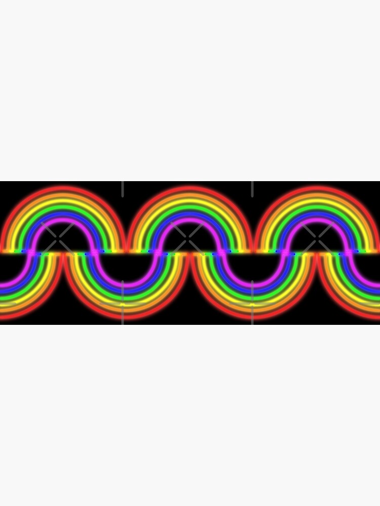 Pride Neon Light Rainbow 2 Poster By Spectresparkc Redbubble 0842