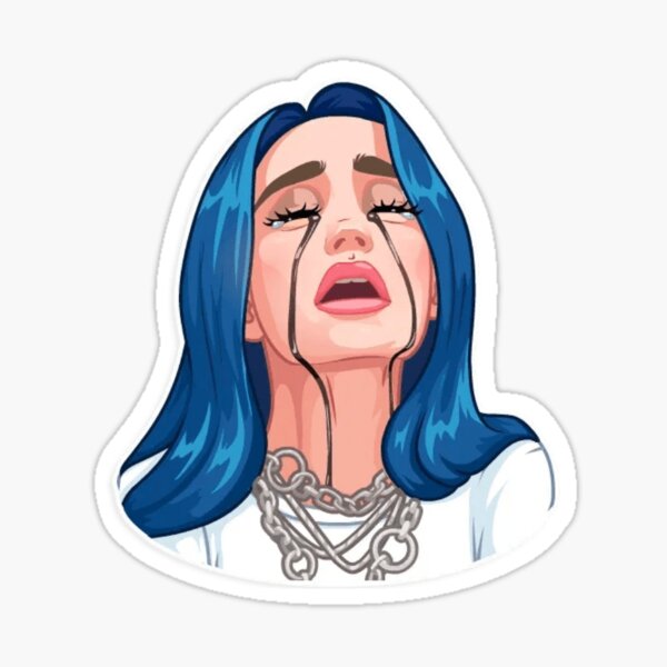 Billie Eilish `` Quand la fête est finie '' Sticker Sticker