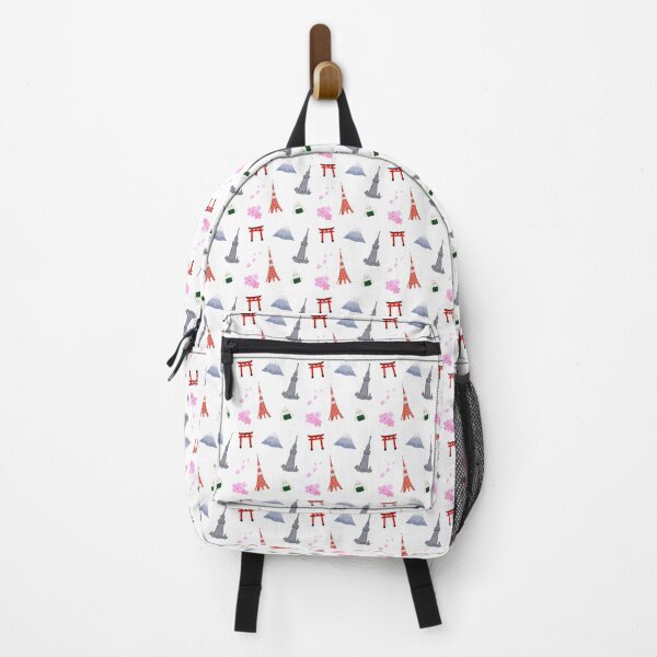Item preview, Japan Illustration Repeat Pattern (White) designed and sold by b_art.
