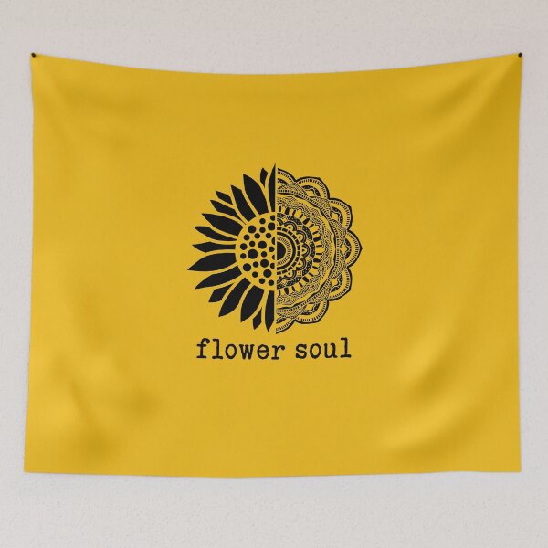 Item preview, Flower Soul Boho Sunflower Mandala designed and sold by Katey1285.