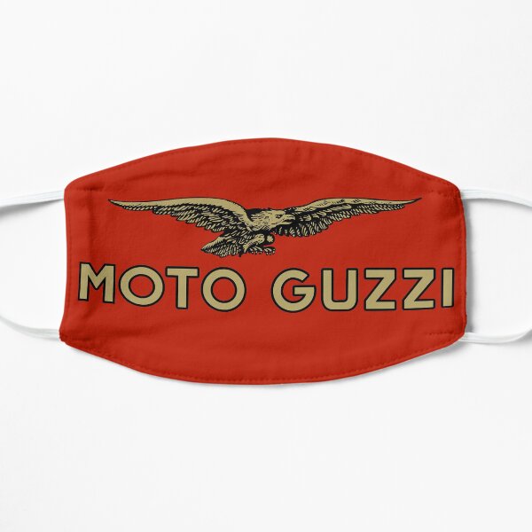 Moto Guzzi Logo Shirt, autocollant, sweat à capuche, masque Masque sans plis
