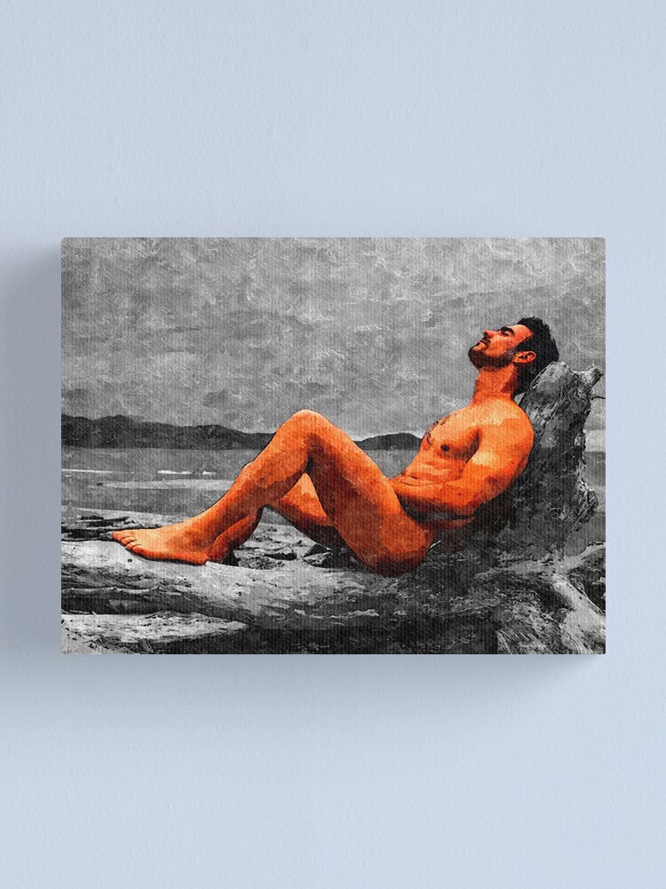 Alternate view of Reclined Nude Drifter Canvas Print