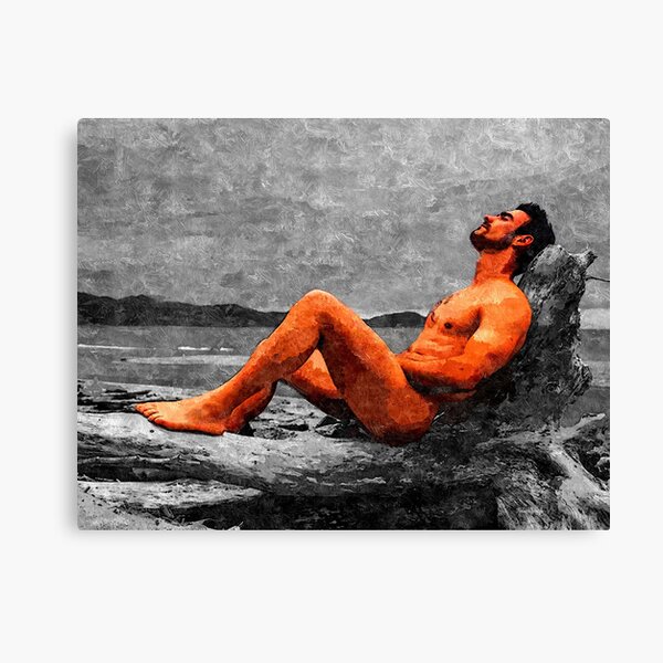 Reclined Nude Drifter Canvas Print