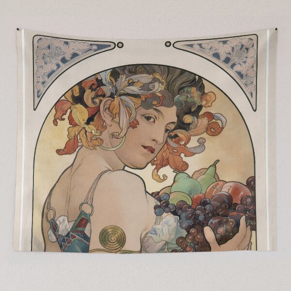 Item preview, Fruit - Alphonse Mucha - 1897 designed and sold by CJET.