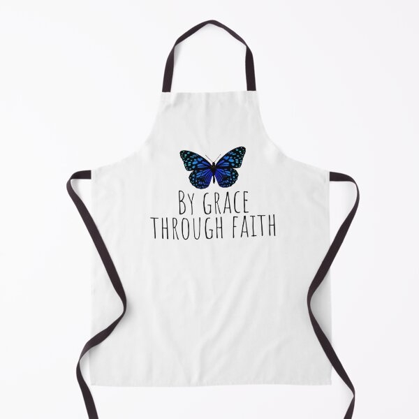 Item preview, By grace through faith - Blue butterfly designed and sold by KarolinaPaz.