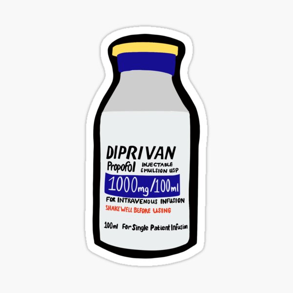 Item preview, Propofol designed and sold by NurseStickers.