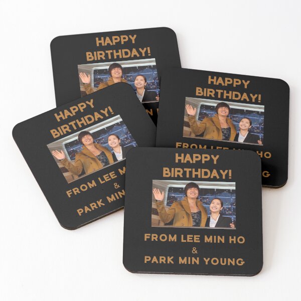 Item preview, Happy Birthday From Lee Min Ho + Park Min Young designed and sold by kpopkdramamerch.