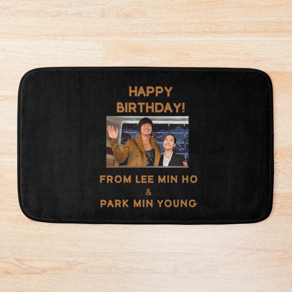 Item preview, Happy Birthday From Lee Min Ho + Park Min Young designed and sold by kpopkdramamerch.