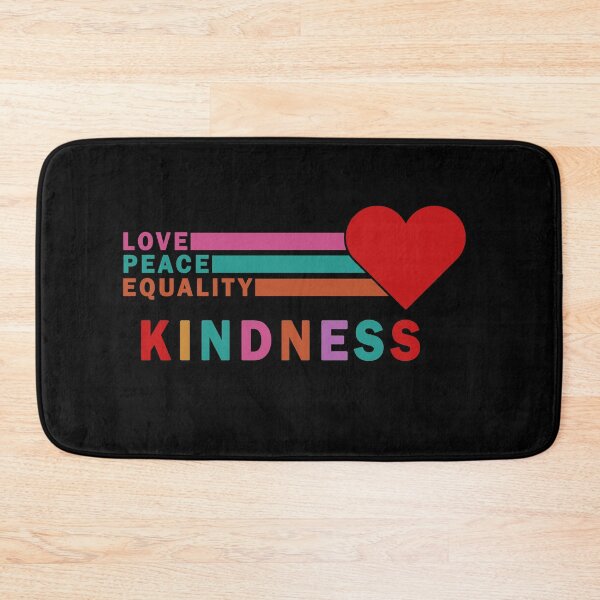 Item preview, Love Peace Equality Kindness Cute Motivational designed and sold by SusanneFurst.