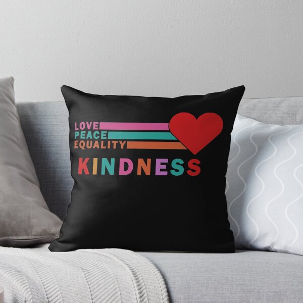 Item preview, Love Peace Equality Kindness Cute Motivational designed and sold by SusanneFurst.