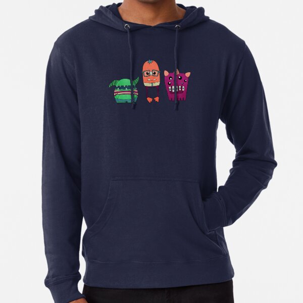 Dorky Monsters Lightweight Hoodie