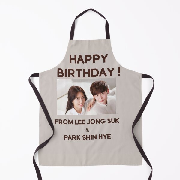 Item preview, Happy Birthday From Park Shin Hye & Lee Jong Suk  designed and sold by kpopkdramamerch.