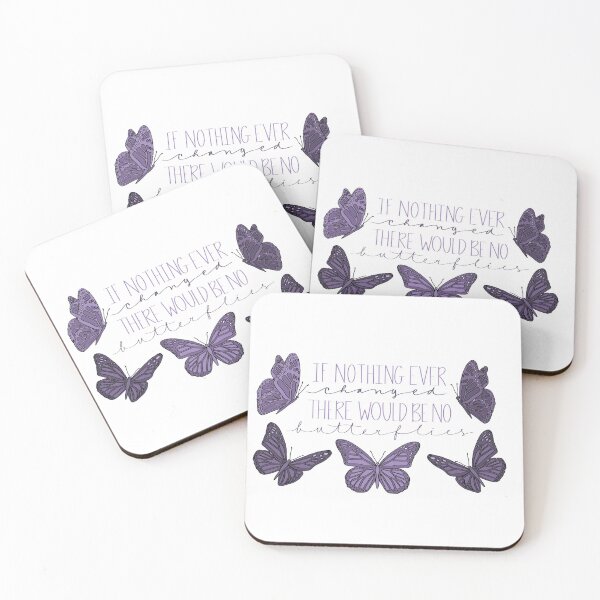 Item preview, Butterflies Quote - Sticker designed and sold by baumgartnerb.