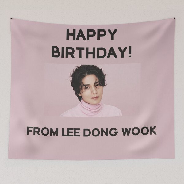 Item preview, Happy Birthday From Lee Dong Wook designed and sold by kpopkdramamerch.