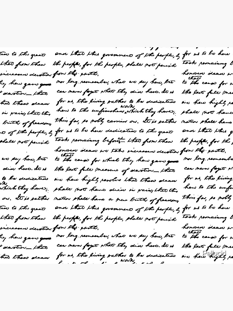 Disover Handwritten Gettysburg Address Socks