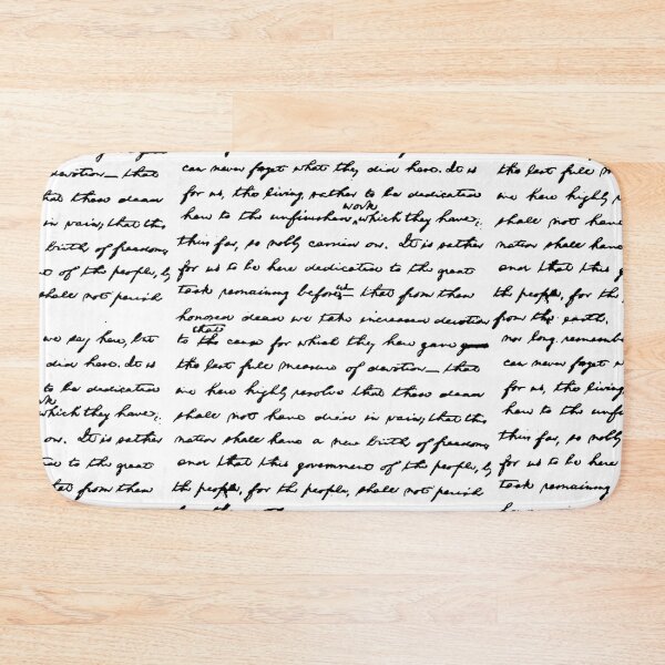 Item preview, Handwritten Gettysburg Address designed and sold by Pellucid.