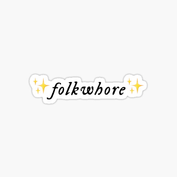 folkwhore Sticker