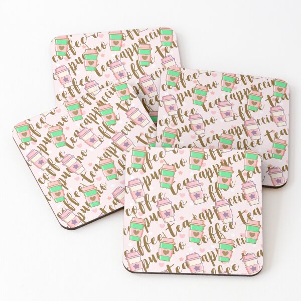 Item preview, Patrón lindo, taza de café en colores pastel designed and sold by MandyRosko.