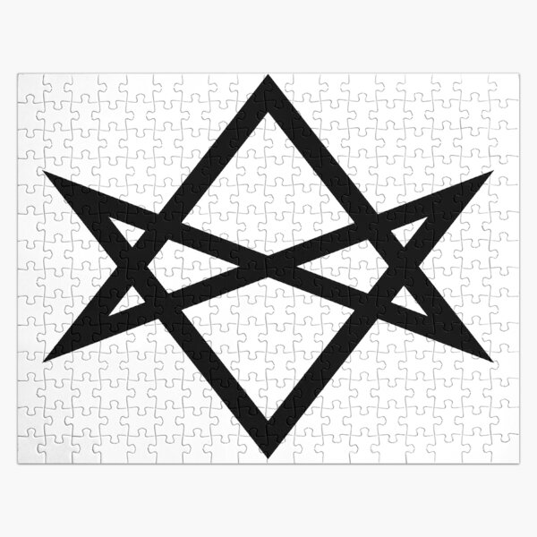 #Unicursal #Hexagram - #SixPointed #Star  Jigsaw Puzzle