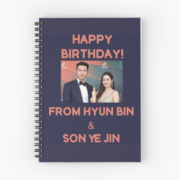 Item preview, Happy Birthday From Hyun Bin + Son Ye Jin  designed and sold by kpopkdramamerch.
