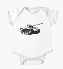 Panther tank Short Sleeve Baby One-Piece