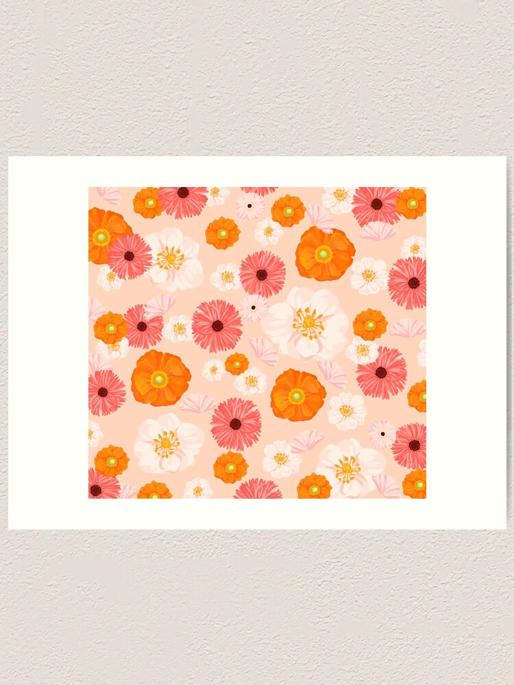 Alternate view of Coral Bloom Art Print