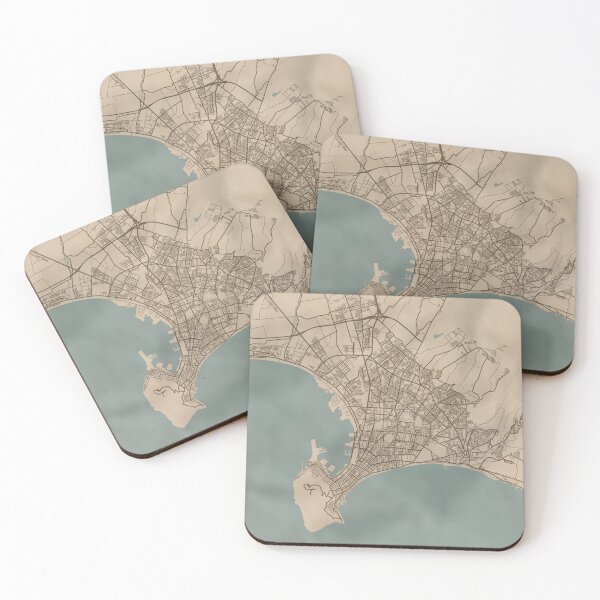 Item preview, Hakodate Sepia Map designed and sold by CPTVDesign.