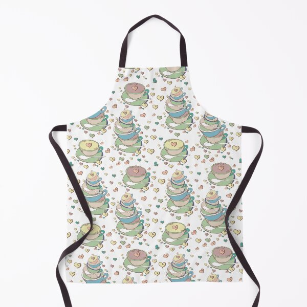 Item preview, Stacked Teacups - Blue and Green Palette designed and sold by Sketchbook Designs.