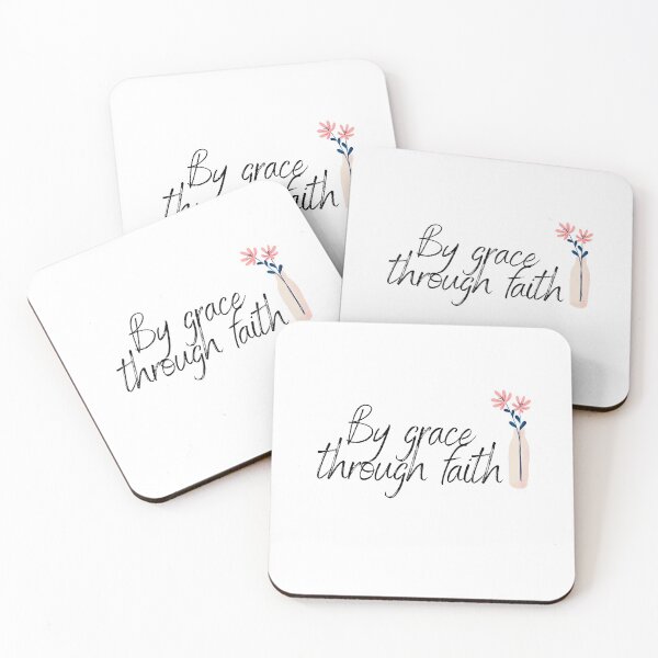 Item preview, By grace through faith - Cute Flowers designed and sold by KarolinaPaz.